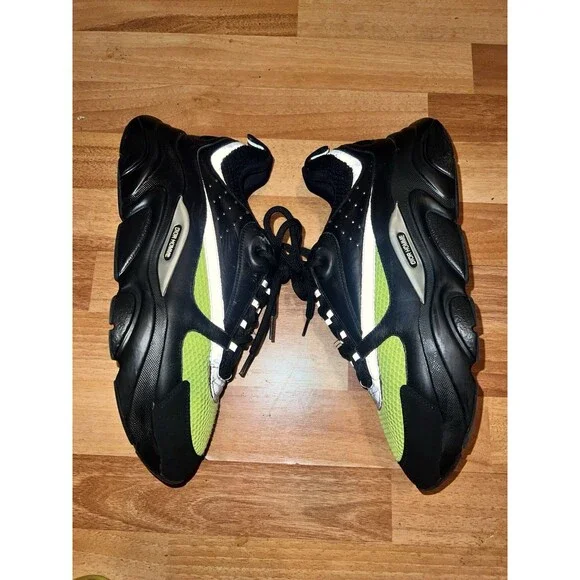 Dior Men's B22 Athletic Sneakers Green/Black Volt Reflective